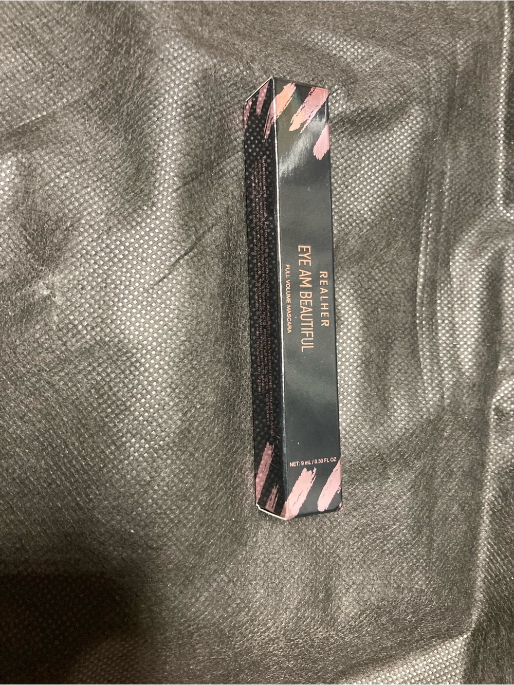 RealHer Mascara Tube in Black with Pink Accents